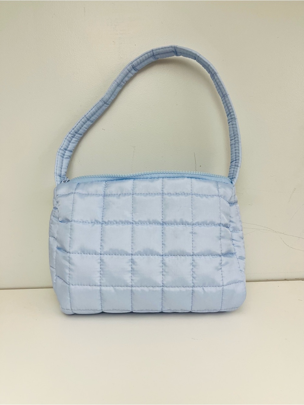 NWT Baby Blue Quilted Shoulder Bag by ASHLAND